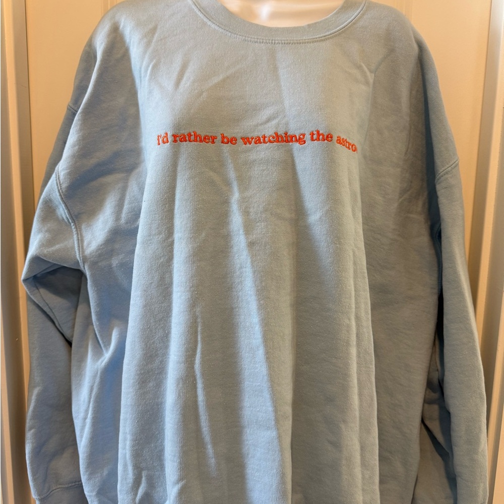 Light Blue Sweatshirt / Astros